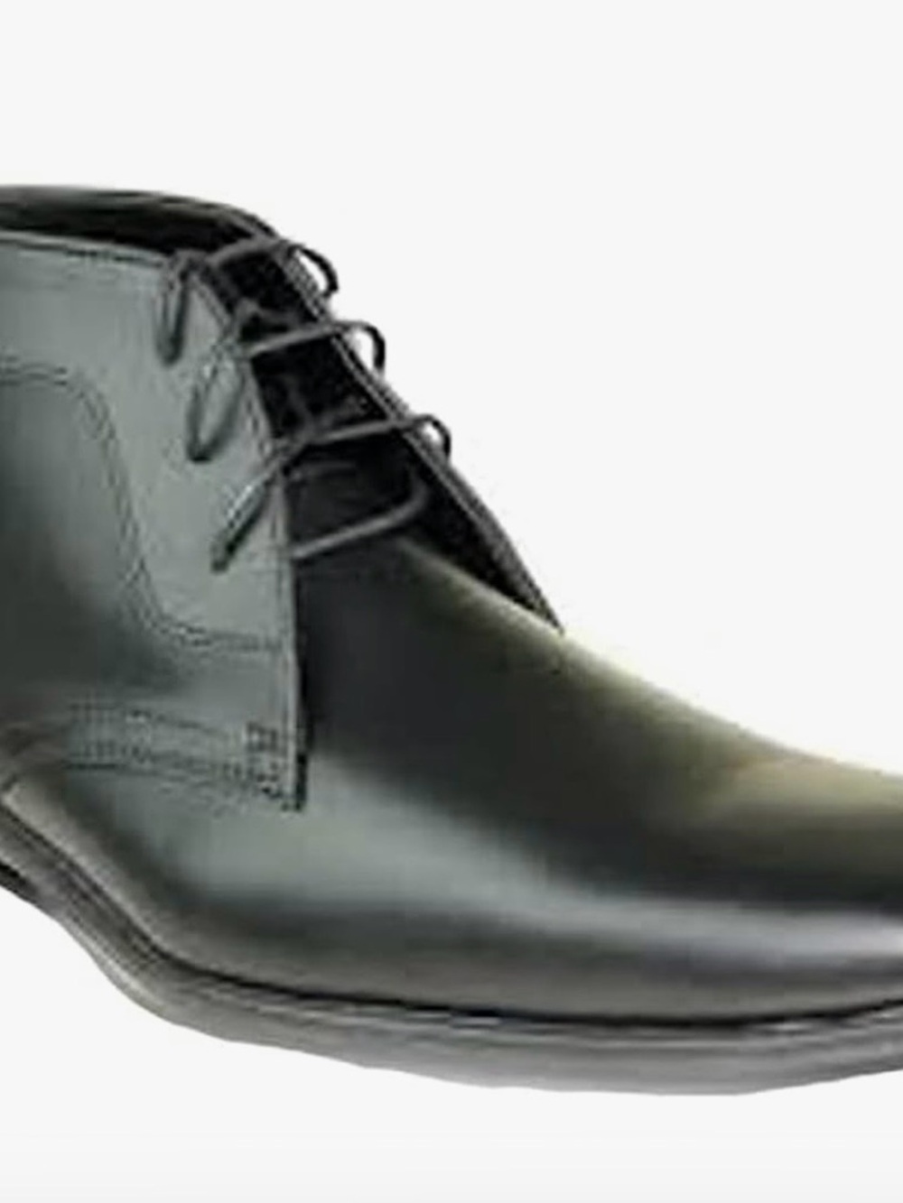Allure Men's Black Leather Boots
